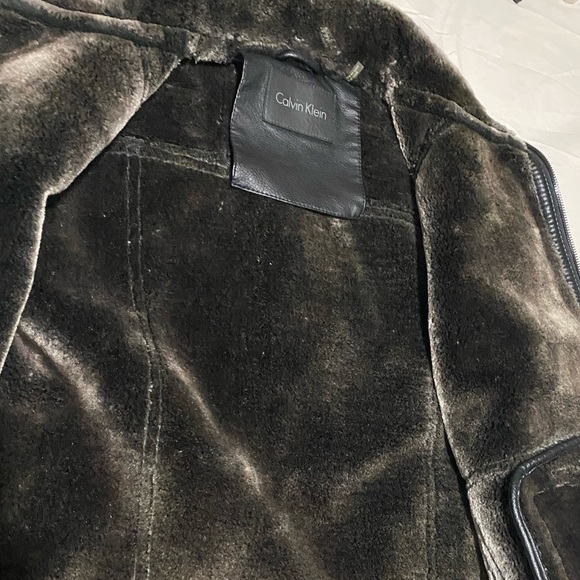 Calvin Klein faux leather jacket - Picture 4 of 5